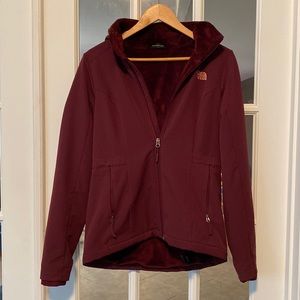 Purple North face jacket